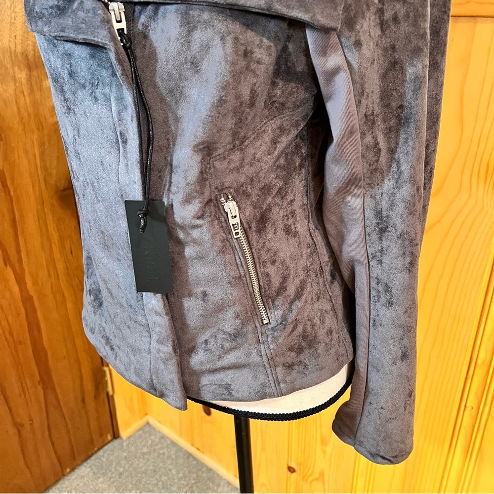 NWT BlankNYC Legendary Faux Suede Jacket Sz-L - Picture 4 of 11